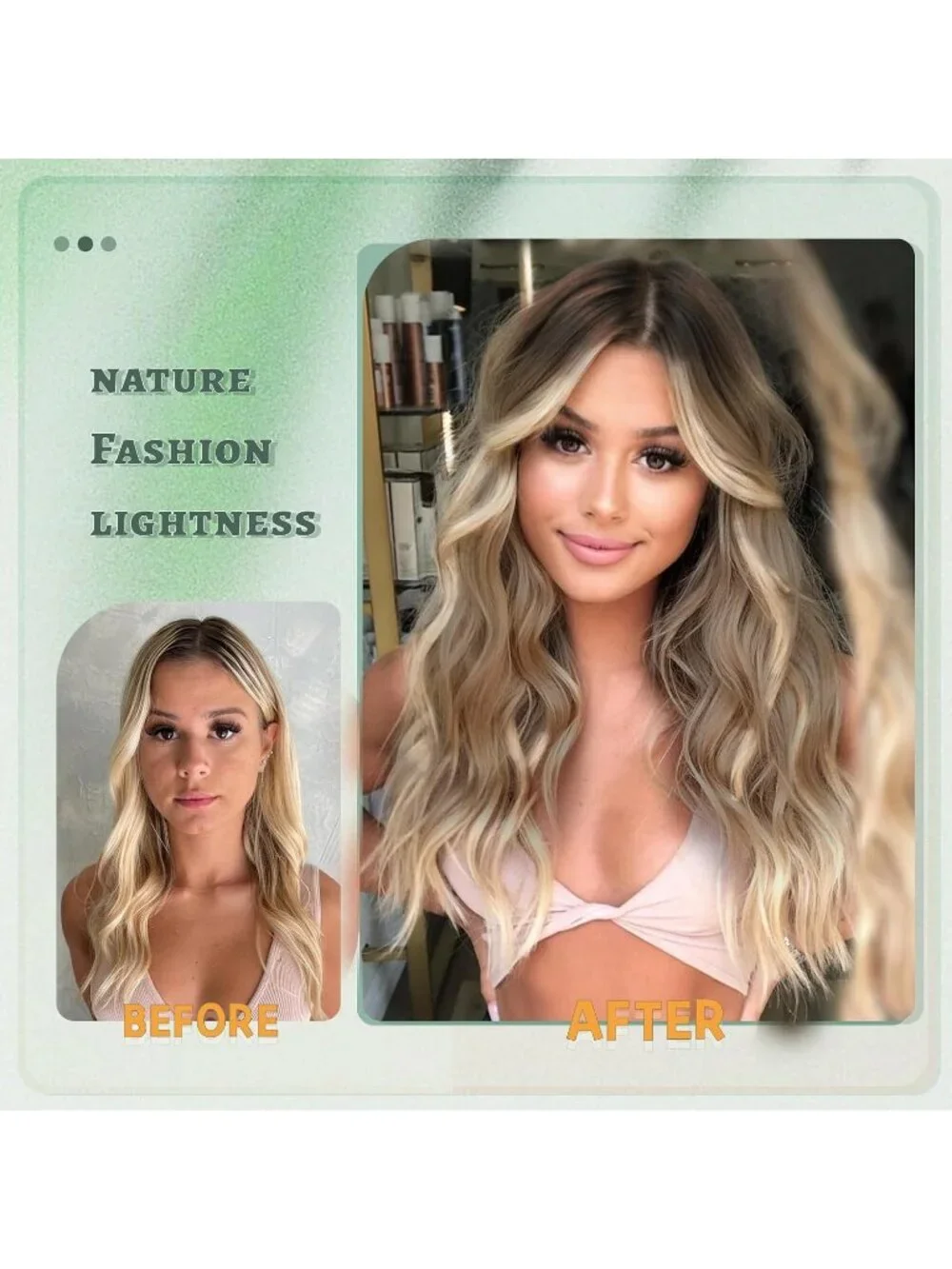 Women's Dirty Blonde 26 Inch Natural Synthetic Modern Long Curly Wavy Fiber Wigs